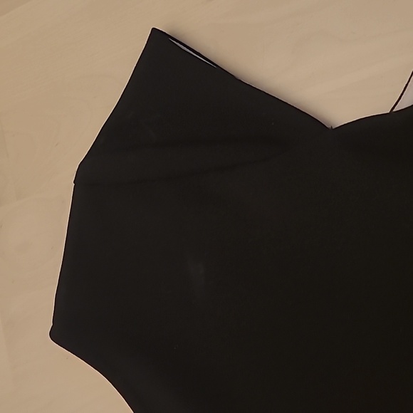 LIKE NEW Marc New York Andrew Mark Black/White Colorblocked Cap Sleeved Dress - Picture 7 of 13